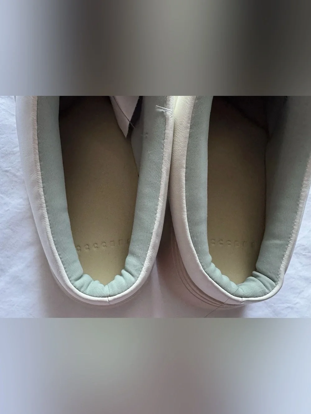 NEW 4CCCCEES Women's Cream Leather Platform Ivory Clogs Size 41 (US10)